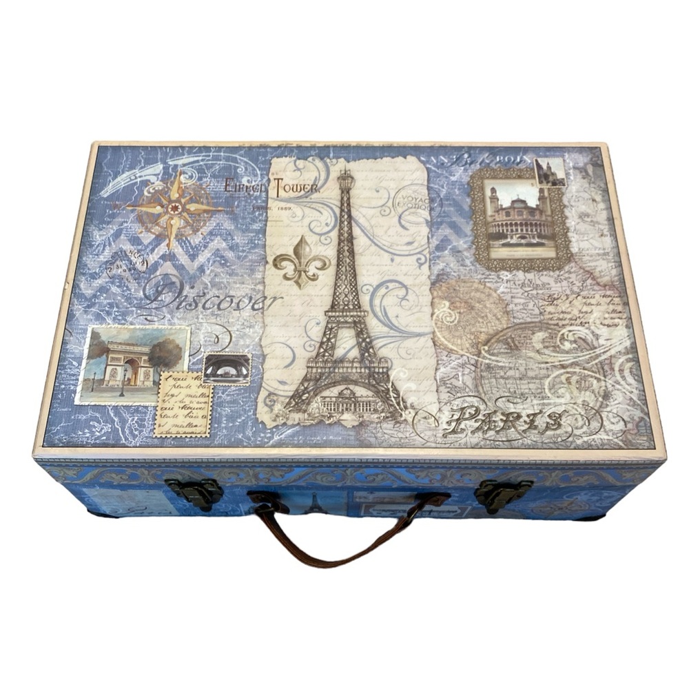 Paris Keepsake Decorative Suitcase